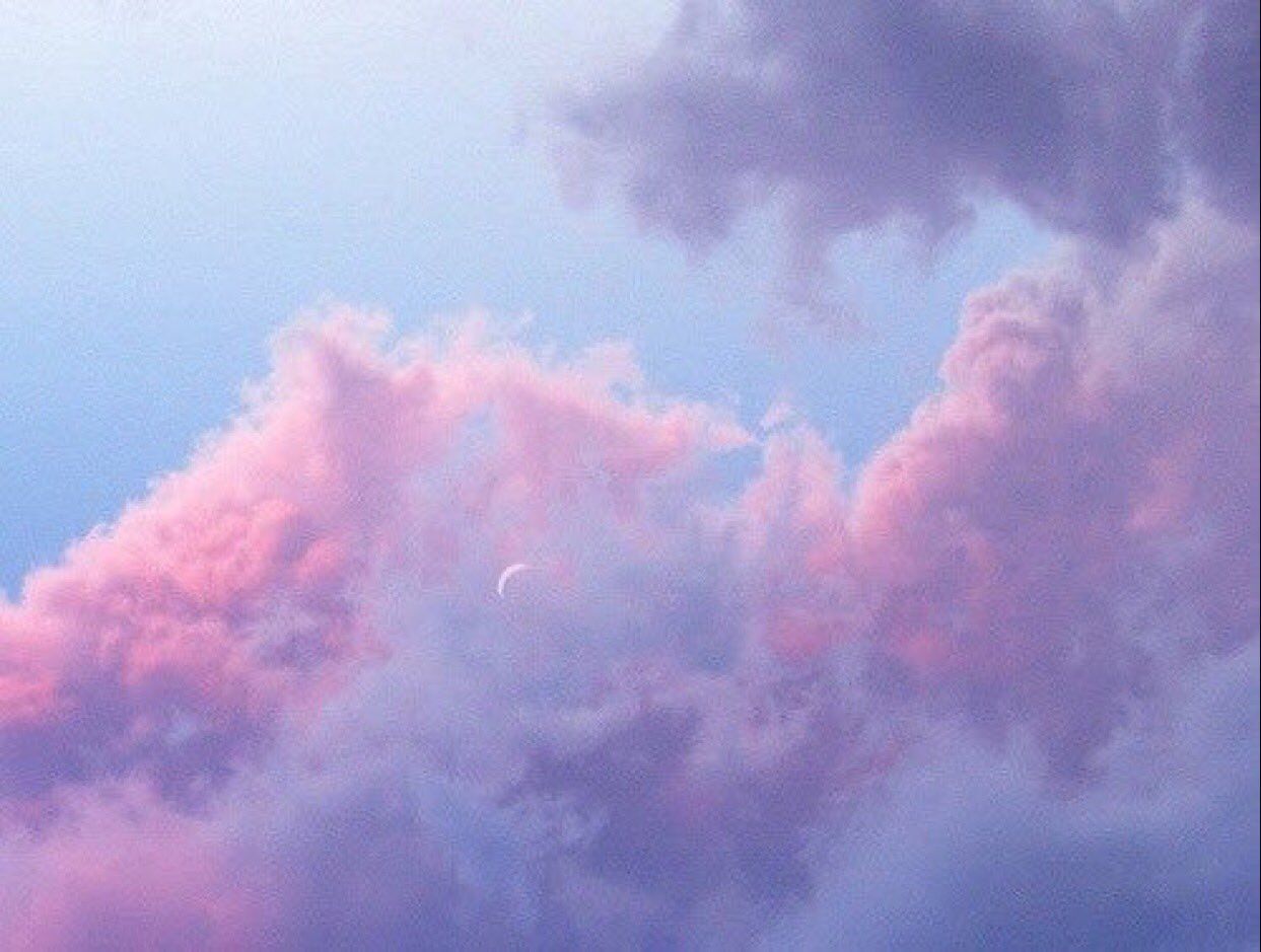 1243x939 35+ Pastel Aesthetic Clouds Wallpapers - Download at WallpaperBro