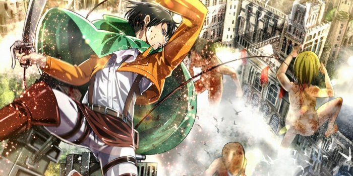 1920x1080 Attack on Titan digital wallpaper, Shingeki no Kyojin, Levi Ackerman