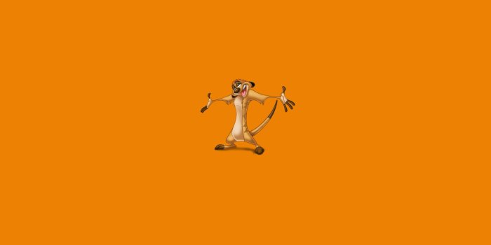 1332x850 Wallpaper minimalism, tail, animal, the lion king, Hakuna Matata