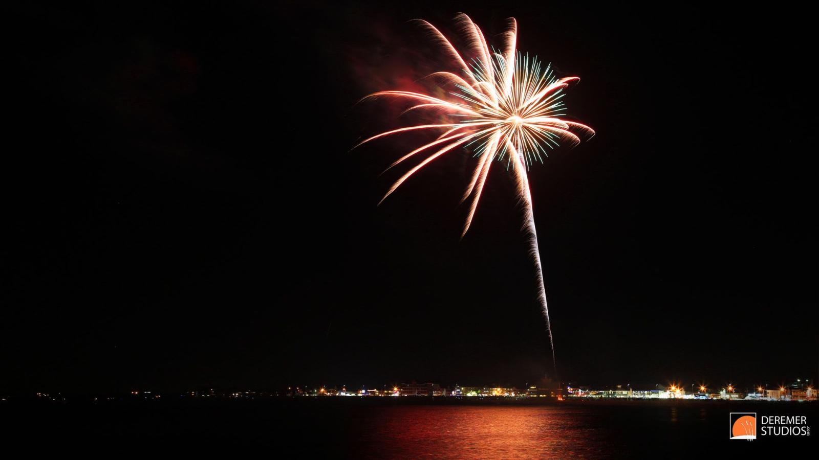 1920x1080 Fourth of July Fireworks HD Wallpaper - Hampton Beach - Deremer