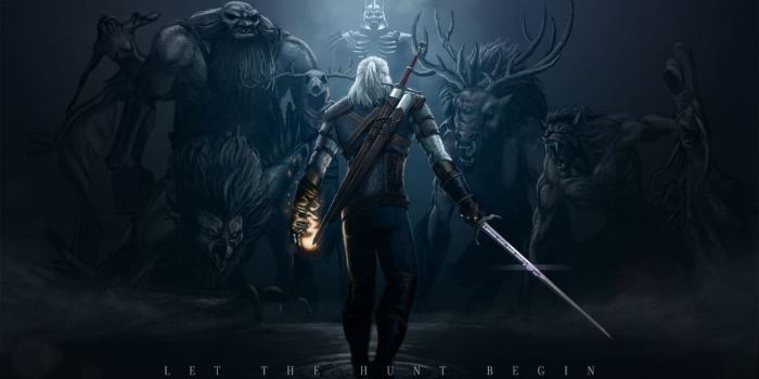 1366x768 HD Background The Witcher 3 Wild Hunt Game Character Monsters Sword