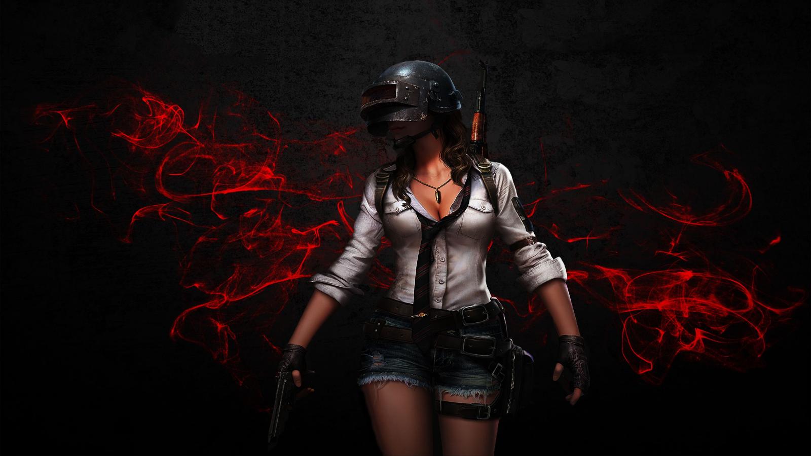 3840x2160 PUBG Helmet Girl, HD Games, 4k Wallpapers, Images, Backgrounds