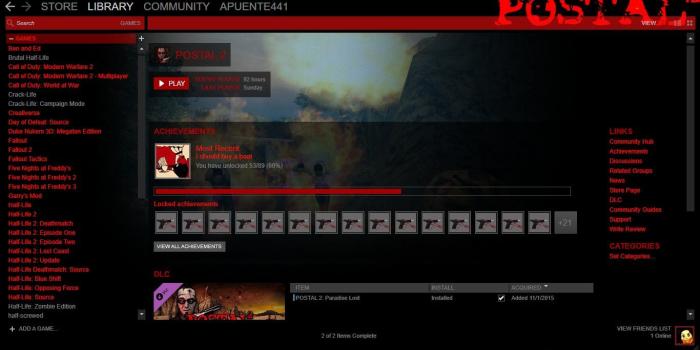 1366x768 postal 2 steam skin [Steam] [GUI Mods]