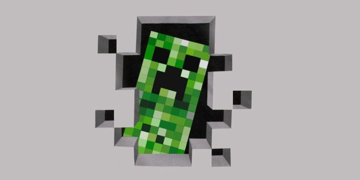 1366x768 Minecraft Creeper wallpaper | 1366x768 | #67675