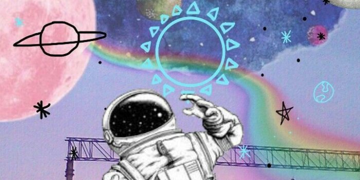 720x1280 iPhone Wallpaper | Astronaut, Cartoon, Outer space, Illustration