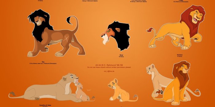 1819x1684 The Lion King Characters Wallpaper for FB Cover - Cartoons Wallpapers