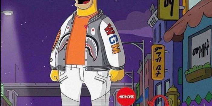 1242x1260 Homer supreme keepall | World of Louis Vuitton in 2019 | Dope art