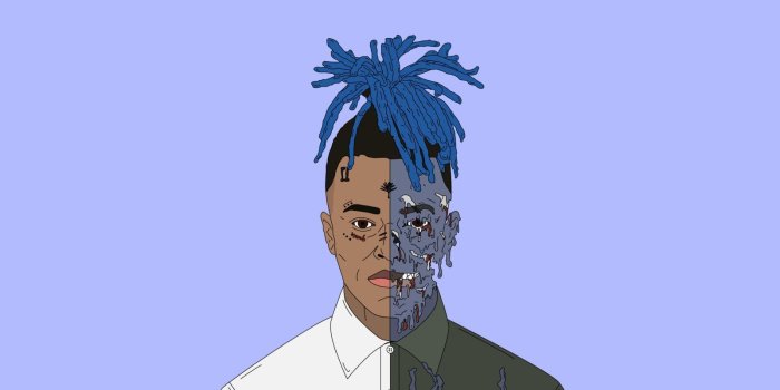 1600x900 XXXTentacion Cartoon Wallpapers