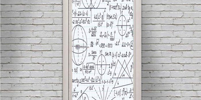 1000x1000 Amazon.com: Modern Door Wall Mural Wallpaper Stickers,School Genius