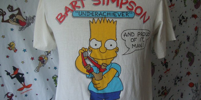2048x1536 Vintage 80's Bart Simpson Underachiever and proud of it | Etsy