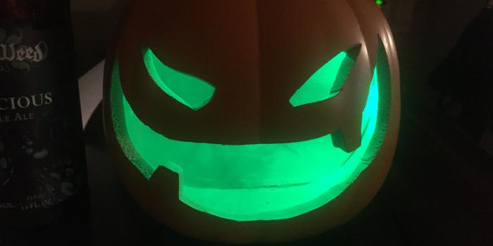 3264x2448 Pumpkin launcher inspired carving. - Imgur