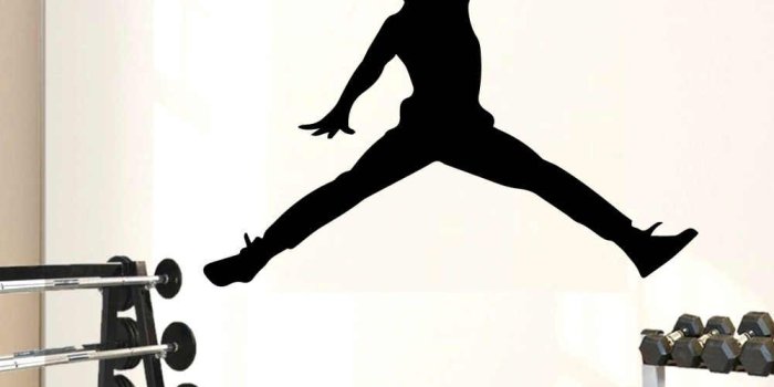 1000x1000 Hot Michael Jordan Basketball Kyrie Irving Kobe Bryant Vinyl Wall Sticker  For Boys Bedroom Decoration GYM Sports Wallpaper mural