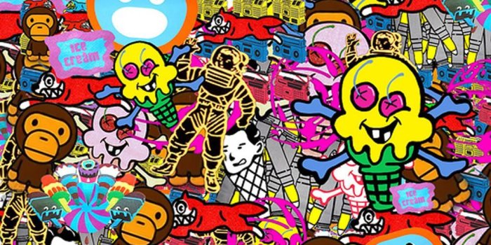 1024x791 Bape Background | BATHING APE | Bape, Vans off the wall