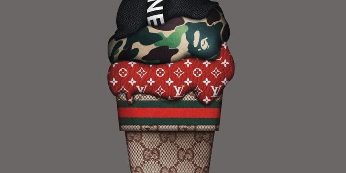 1080x1080 The most expensive ice cream cone on earth‼️‼️ #chanel #bape