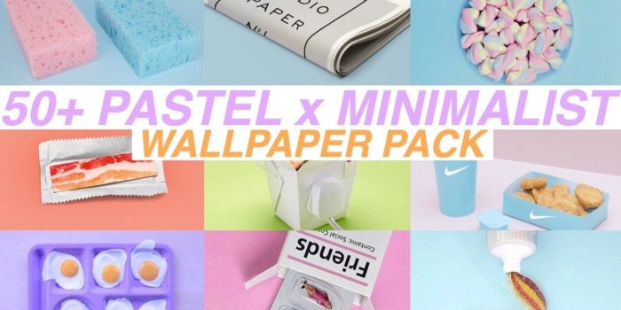 1280x720 50 Pastel X Minimalist Wallpaper // Pack - Ice Cream (#76023) - HD