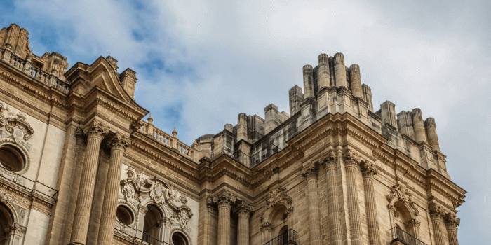 1920x1080 Malaga cathedral unfinished tower time lapse Stock Video Footage -  Storyblocks Video