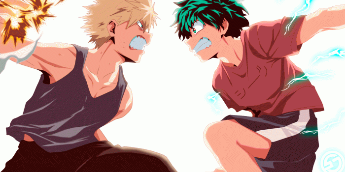 2000x1179 Katsuki Vs Midoriya Wallpapers