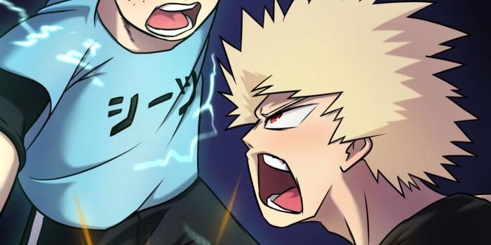 1358x1920 ArtStation - Deku vs Kacchan, Zack Chua