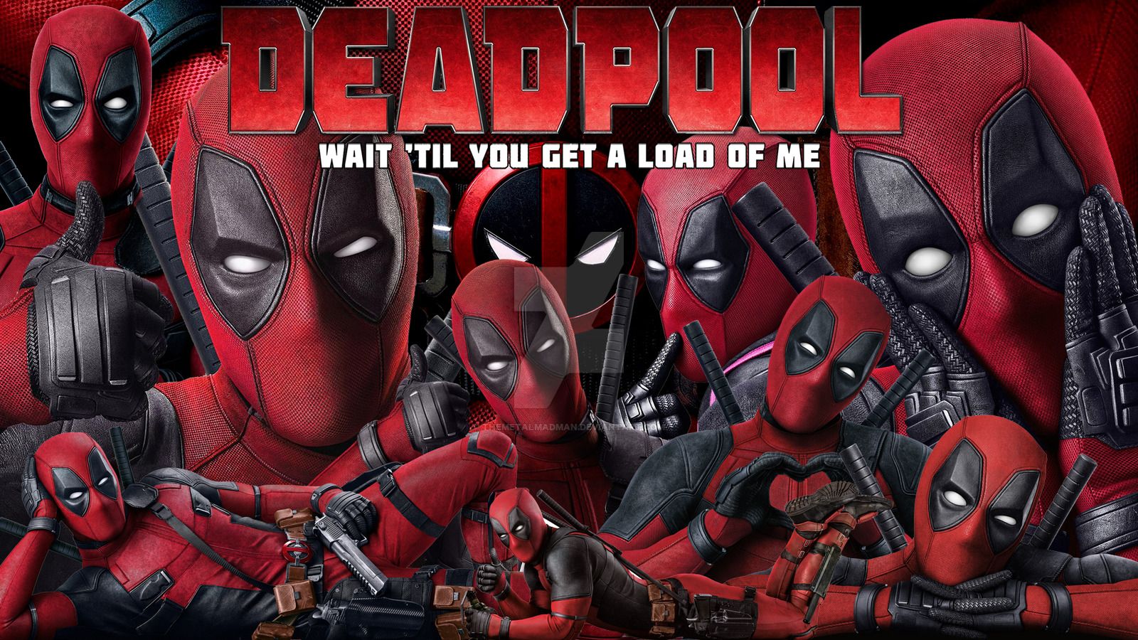 1600x900 45+] Deadpool Movie Wallpapers on WallpaperSafari