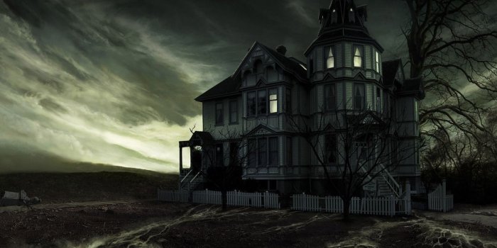 1280x800 Haunted House - Halloween Wallpaper (16050647) - Fanpop