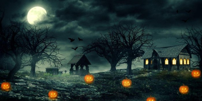 1440x900 Haunted House Wallpapers