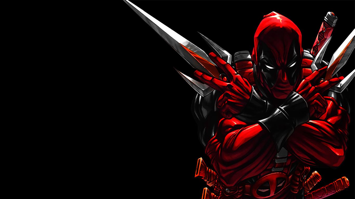 1366x768 Deadpool background free download