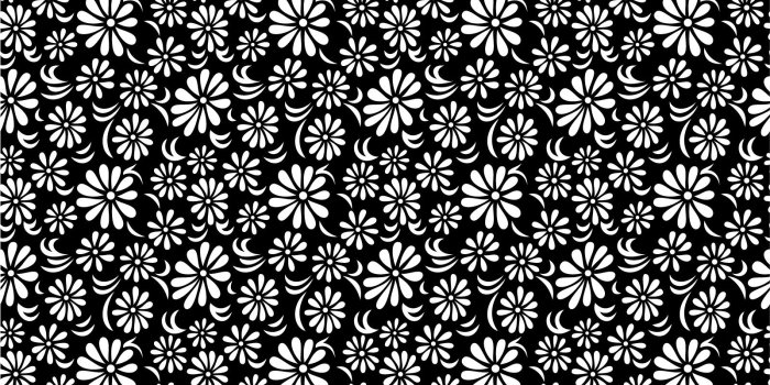 1600x1200 Black & White Floral Wallpapers | Floral Patterns | FreeCreatives