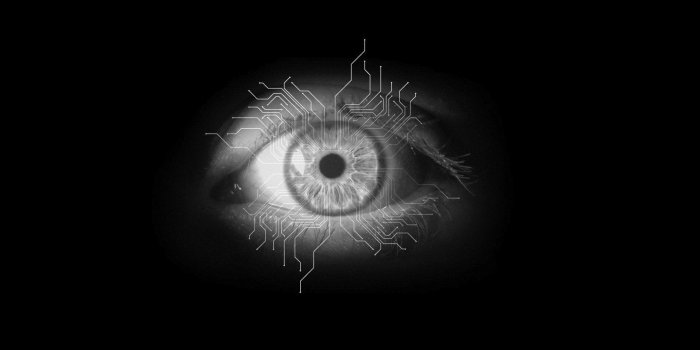 1920x1080 Digital Eye Black White Desktop Wallpaper