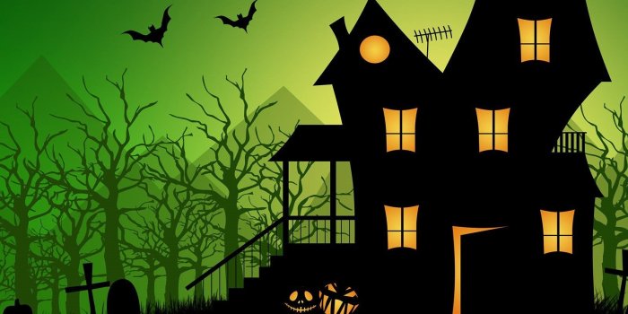 1600x1200 Halloween Haunted House Wallpapers Desktop Background