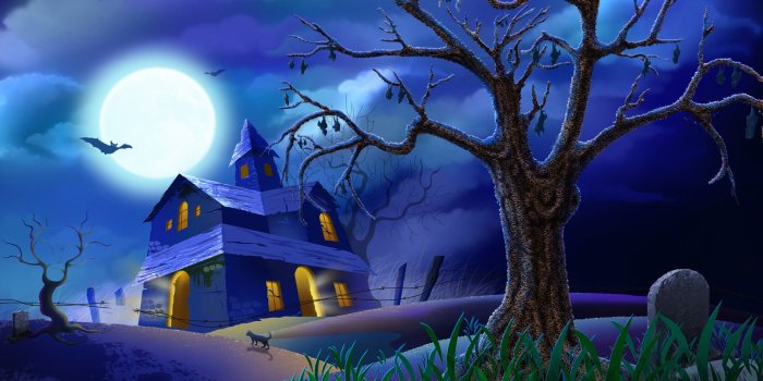 1920x1200 Haunted House Wallpaper Desktop ·① WallpaperTag