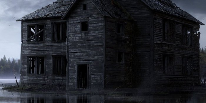 1024x1024 Haunted House - Halloween Wallpaper - 1024x1024