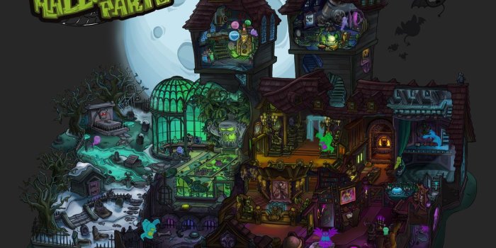 1280x1024 Haunted Mansion | Club Penguin Wiki | FANDOM powered by Wikia