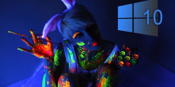 1333x750 Creative Arts, Microsoft Windows, Neon, Windows 10, Art HD Wallpaper