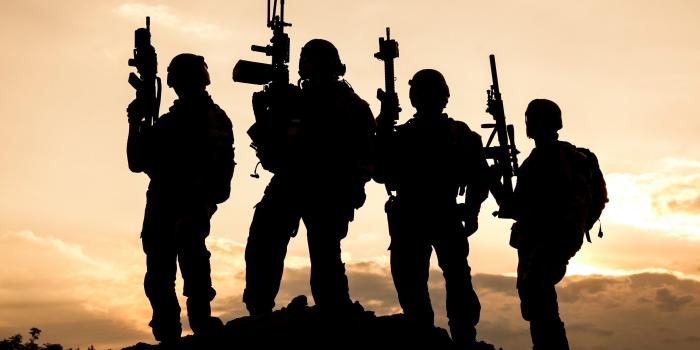 3840x2400 soldier, United States Army Rangers, Military, Sunset, Silhouette