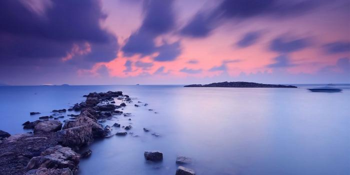 1280x800 Blue sky sunset Wallpaper 5 － Landscape Wallpapers - Free download