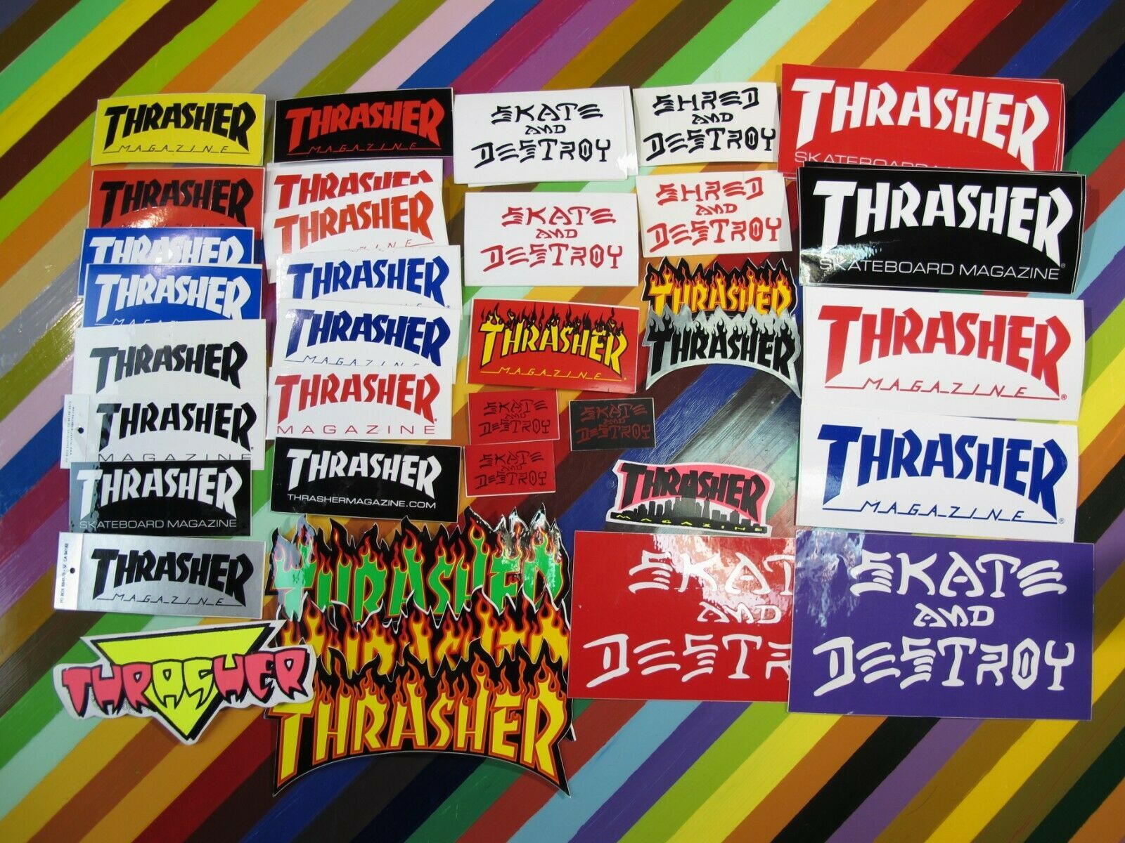 1600x1200 vtg 1980s to 2000s Thrasher Magazine skateboard sticker - classic co