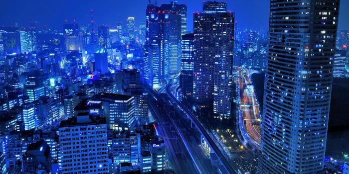 1920x1200 Blue City | W.A.K.A.N.D.A | Cityscape wallpaper, City wallpaper