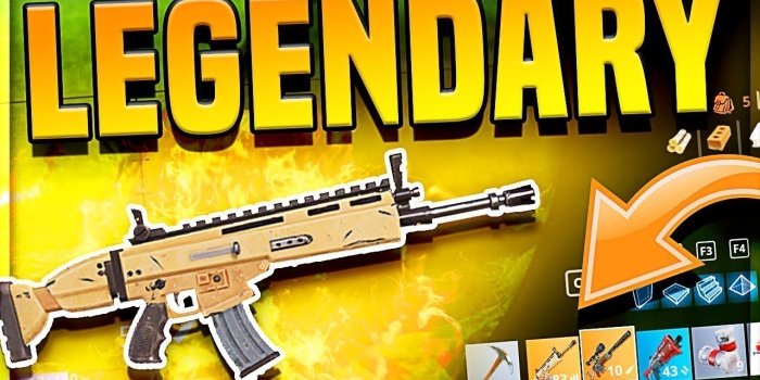 1280x720 Fortnite Wallpaper: JAG FICK EN LEGENDARY SCAR OCH 2 MACHINE GUN