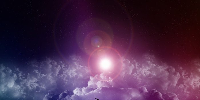 1600x1200 Awesome Purple Night Sky Aesthetic - india's wallpaper