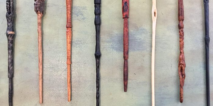 2048x1536 My cousin hand carved all 46 wands from the Harry Potter series