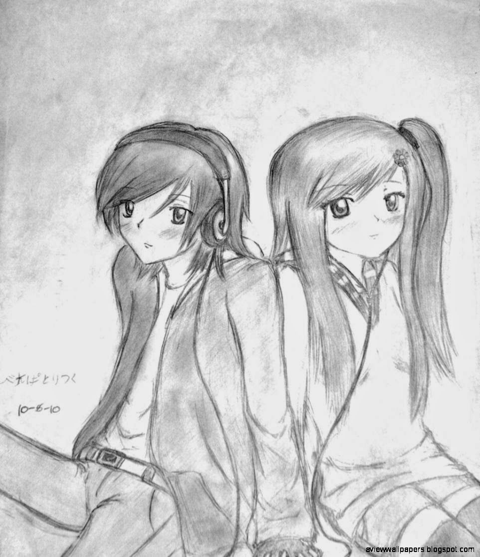 962x1116 46+] Anime Couple HD Wallpaper on WallpaperSafari