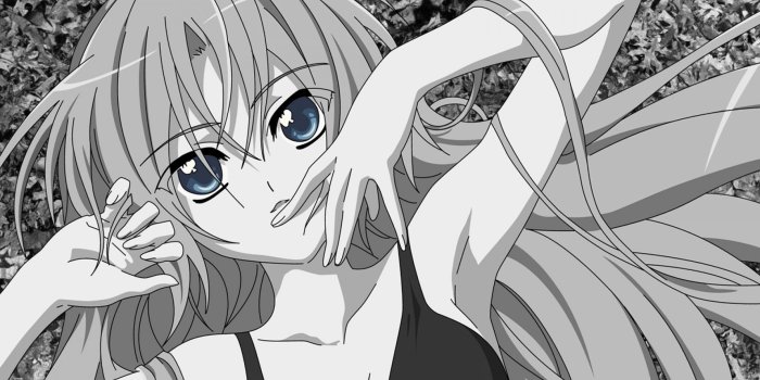 1920x1080 Wallpaper Anime Cute Couple Black And White - HomeCID