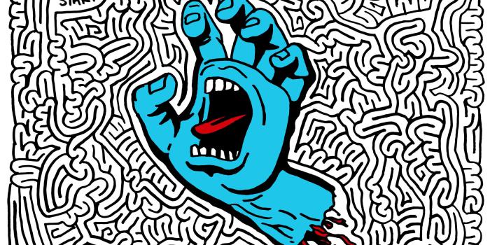2500x1896 mazes » Santa Cruz Screaming Hand - by Eric J Eckert