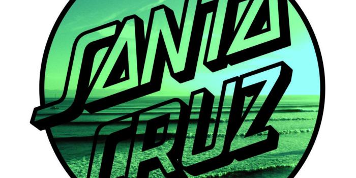 1024x1024 Santa Cruz Homebreak Dot Vinyl Sticker 3 Inch Blue - Pacifc Wave Surf Shop