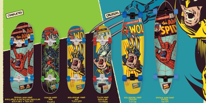1600x900 Santa Cruz X Marvel Comics - Eastern Skateboard Supply