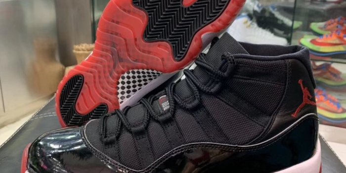 1069x1029 Air Jordan 11 Bred 2019 378037-061 Release Date - Sneaker Bar Detroit