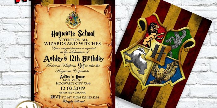 2048x1536 HARRY POTTER BIRTHDAY INVITATION