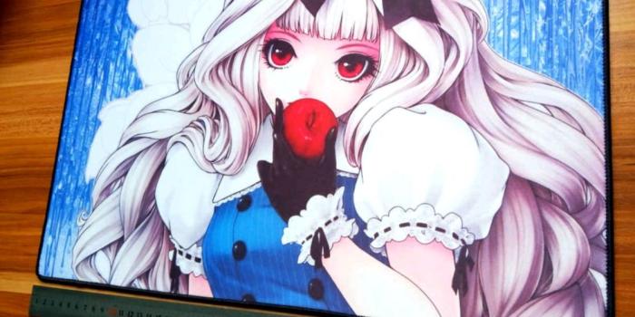 1117x837 Anime Girl Eating Apple | Wallpapers Supreme