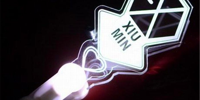 1024x1026 EXO Kpop Light stick Official style Fans support of vocal concert + 2  Pieces of EXO silicon wristband