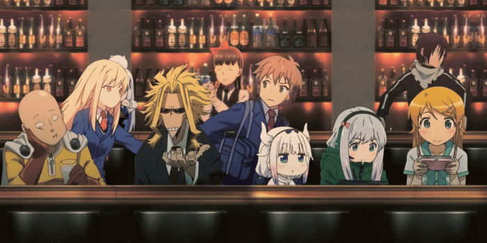 1366x705 Anime Characters Café [Wallpaper Engine Anime]